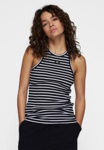 Топ 10DAYS STRIPES, Black White/Black