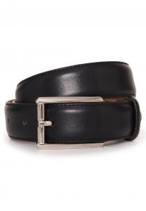 Пояс SQUARE BUCKLE BOX Oscar Jacobson, черный