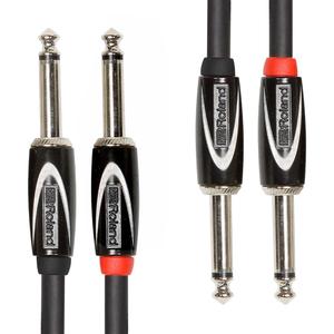 Двойной соединительный кабель Roland Black Series 1/4 дюйма, 5 футов, черный