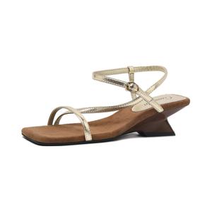 Сандалии с одним ремешком 4,5 см женские CAMEIDO, Gold