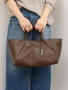 Сумка-шоппер Cachecache / с сетчатым тиснением, горизонтальная