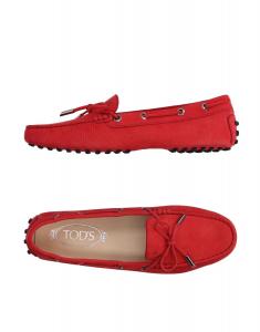 Лоферы Tod'S, красный