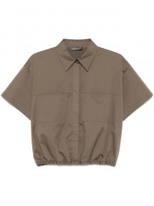 Рубашка Lorena Antoniazzi с короткими рукавами, коричневый