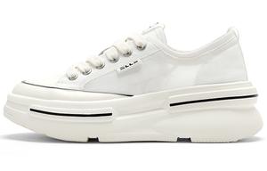 Увеличивающие рост износостойкие противоскользящие низкие кеды на 5,5 см женские ELLE, экрю