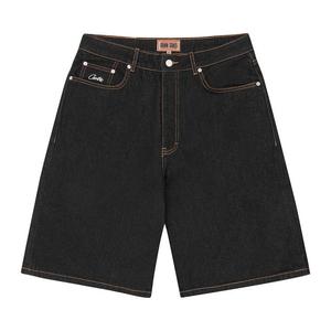Шорты Corteiz Dual Stripe Denim Short, Washed Black