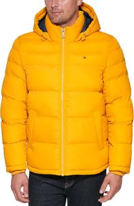 Мужская куртка-пуховик Tommy Hilfiger с капюшоном (стандартная и для больших и высоких), Arctic Yellow