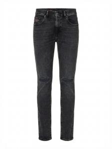 DIESEL Джинсы 'D-STRUKT' Slim fit в крапчатом черном цвете