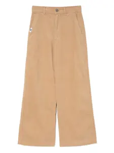 Брюки с нашивкой-логотипом Chocoolate, бежевый