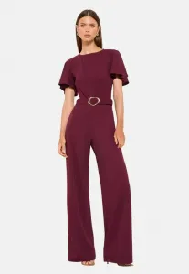 Комбинезон с коротким рукавом стандартного кроя Lipsy, Burgundy Red