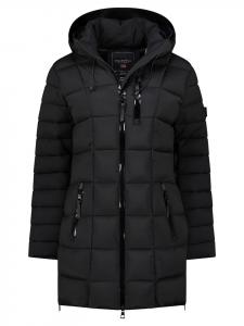 Geographical Norway Стеганое пальто "Бастия" черного цвета