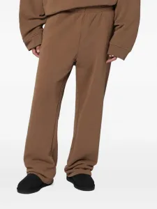 Хлопковые спортивные брюки Entire Studios, коричневый