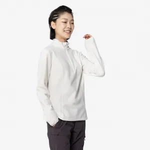 Женская флисовая куртка для горных походов Quechua MH100 бежевая