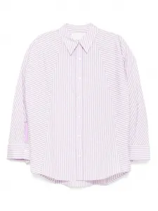 Рубашка в полоску 3.1 Phillip Lim, фиолетовый