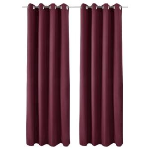 Штора Beautissu , 140x1 см, бордо