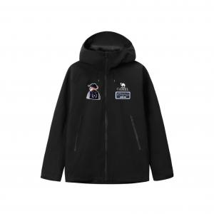 Ветровка All weather Waterproof, Windproof, Thermal, Cold Resistant Unisex CAMEL, phantom черный