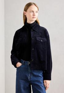 Блуза Marc O'Polo OVERSHIRT BOXY SHAPE MODERN DETAILS, Deep Night Blue/Dark Blue