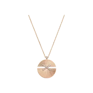 Подвеска Chaumet Jeux de liens harmony из розового золота с бриллиантами