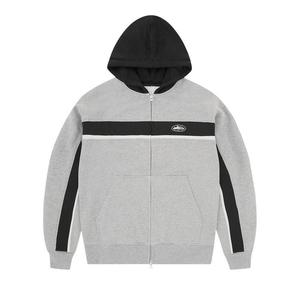 Худи Corteiz Ribbed Sporteiz Zip Hoodie, Heather Grey