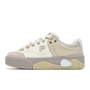 Футболка с технологией STACK для амортизации, износостойкие низкие кеды для скейтбординга женские FILA FUSION, цвет дымчато-коричневый/выцветший синий