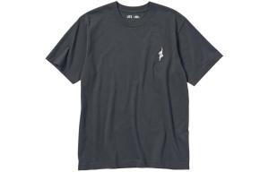 Футболка Streetk Street Fighter X унисекс темно-серая Uniqlo, темно-серый