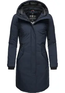 Зимнее пальто Navahoo "Letiziaa", спортивная зимняя парка с капюшоном на подкладке, синий
