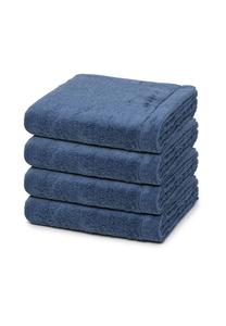 Набор полотенец Cawö Lifestyle, 4 штуки, 100x50 см, темно-синий