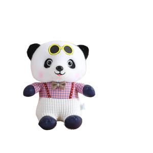 Плюшевая кукла милый панда высотой 25 см MLING, красный