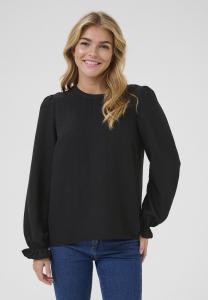 Блуза Kaffe KANITA ROUND NECK SOLID, Black Deep Cc/Black