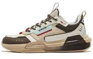 Erke Амортизирующие, износостойкие низкие кроссовки для мужчин cola brown