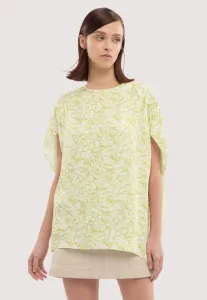 Блузка con maniche с тюльпаном и штампом Trussardi, Verde Chiaro