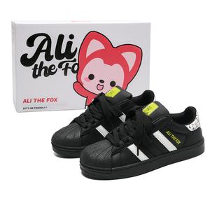 Кроссовки для скейтборда унисекс с низким верхом черного цвета Ali The Fox