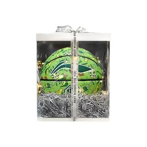 LINING Баскетбольный мяч PU зеленый размер 7 тренировочный унисекс