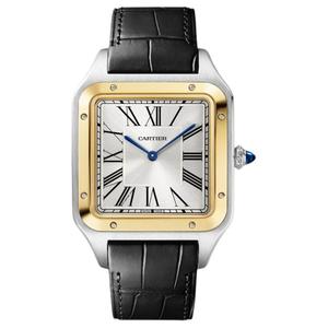 Cartier Часы Men's SANTOS DE Watch, Silver Dial