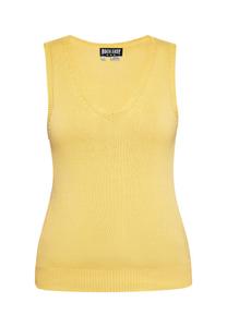 Вязаный топ ROCKEASY, желтый