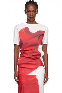 Issey Miyake Белая вязаная блузка, как на фото