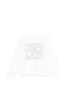 Свитшот с вышивкой Bonpoint, белый