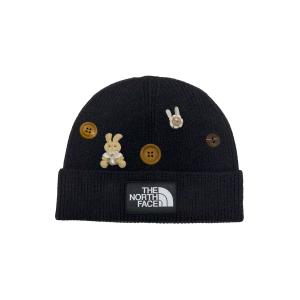 THE NORTH FACE Мягкая и милая шапка в стиле хилинг, повседневная и удобная, унисекс, черная