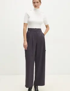 Брюки Answear Lab, фиолетовый