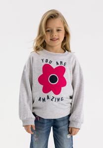 Толстовка CREW NECK MINOTI, пятнистый серый