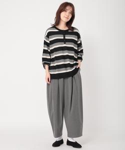 Пуловер из трикотажа с двойной передней частью и многослойной каймой, плотность вязания 14 нитей на дюйм Studio Clip, цвет Smoke 16