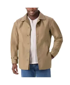 Пальто тренч водонепроницаемое для высоких и полных KingSize, коричневый/бежевый