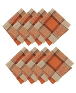 Жаккардовые салфетки «Осенний урожай», набор из 8 штук, 43 см x 43 см Elrene, мультиколор