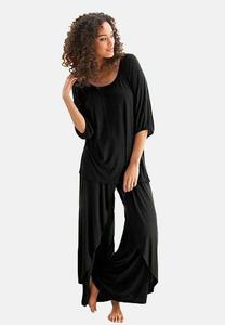 Пижамный комплект LASCANA SET, Schwarz/Black