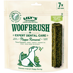 Lily's Kitchen Woofbrush Dental Chew Bones, средний набор в упаковке М Lily's Kitchen