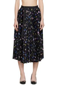 Sacai Миди-Юбка с цветочным принтом