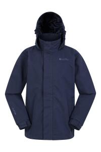 Солнечная водонепроницаемая куртка Всепогодное пальто с капюшоном Mountain Warehouse, синий