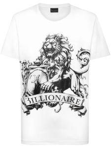 Billionaire футболка из хлопка с логотипом SS, белый