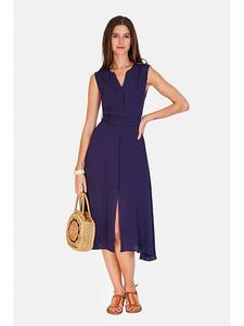 Длинное платье Le Jardin du Lin, темно-синий