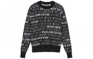 VERSACE JEANS COUTURE Свитер SS22 мужской черный