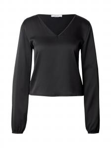 ABOUT YOU Лонгслив 'Davinia' в черном цвете